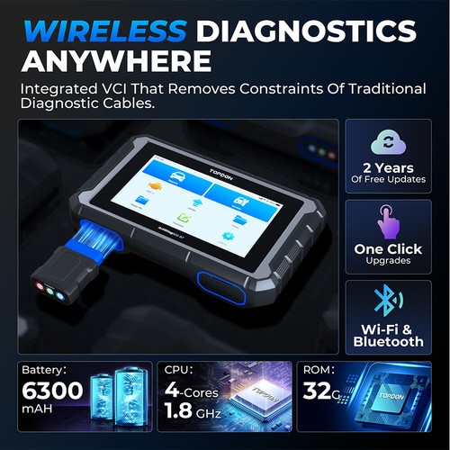 TOPDON AD900BT Car Diagnostic Scanner FULL System Bidirectional Tool ECU Coding - Picture 3 of 13