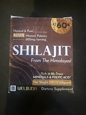 Pure Himalayan Organic Shilajit Resin - 600mg Maximum Potency - 60 Grams / 2.2oz