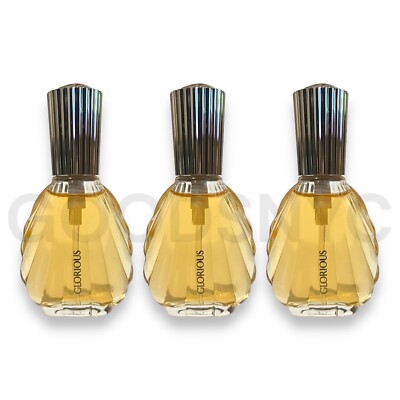 LOT OF 3 Glorious by Gloria Vanderbilt For Women 0.5 oz Eau de Toilette RARE