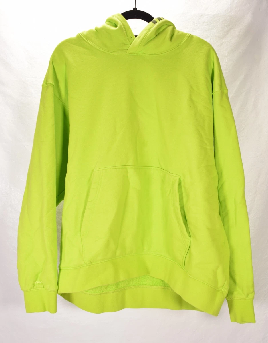 Hoodie top green neon