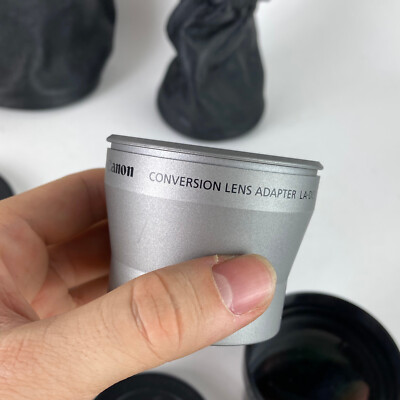 Canon Wide WC-DC58N .7x & Tele Converter TC-DC58 1.5x Conversation