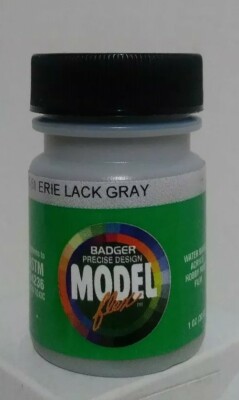 Badger Modelflex acrylic paint 16-51, Erie Lack Gray.