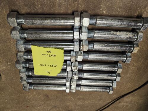 2-China Minibagger 30 mm Eimer Pin Bolzen 7,5 Zoll Aufsatz M27 190 mm Taifun - Bild 3 von 11