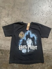 Vintage Harry Potter Sorcerers Stone Graphic Tee Sz L Youth Boys Promo Movie NWT