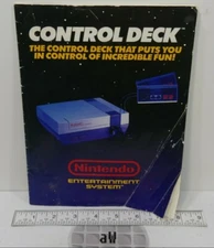 Vintage Original Nintendo NES Control Deck System Instruction Manual No Game 