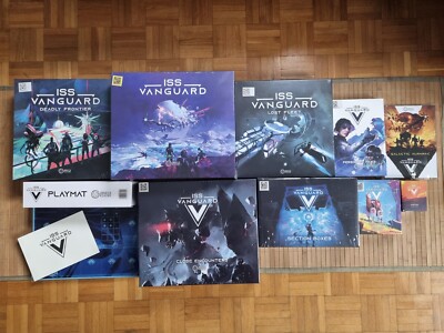 ISS Vanguard Dreadnaught Pledge + Ultimate all-in Expansions inc. Story Dice