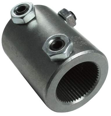 Borgeson 314349 Welded Steel Steering Coupler 1In-48 Spline X 3/4In Double-D