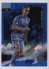 2021 Topps Chrome MLS Sapphire Edition James Sands #143 0vl1