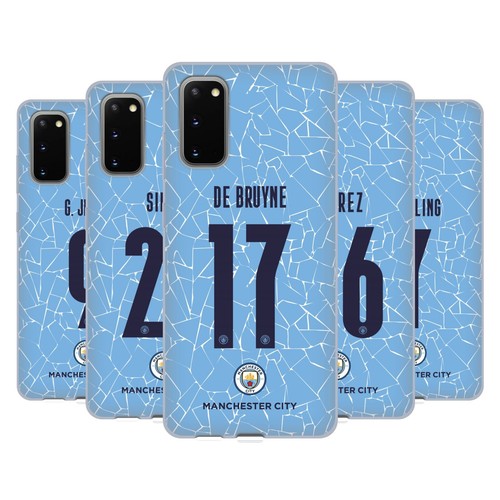 MAN CITY FC 2020/21 JOUEURS HOME KIT GROUPE 1 ÉTUI COQUE EN GEL POUR SAMSUNG 1 - Photo 1 sur 14