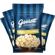 Garrett Popcorn White Cheddar, 5.0oz, 4 Bags, White Cheddar Popcorn, Gluten ,...