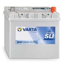 VARTA D47 Autobatterie, 60Ah 12V, Dynamic SLI, 560410054