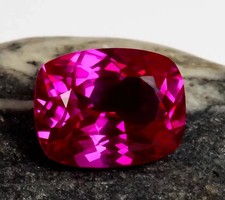 4.70 Ct Natural Pink Sapphire Cushion Cut Certified Loose Gemstone Free Gift