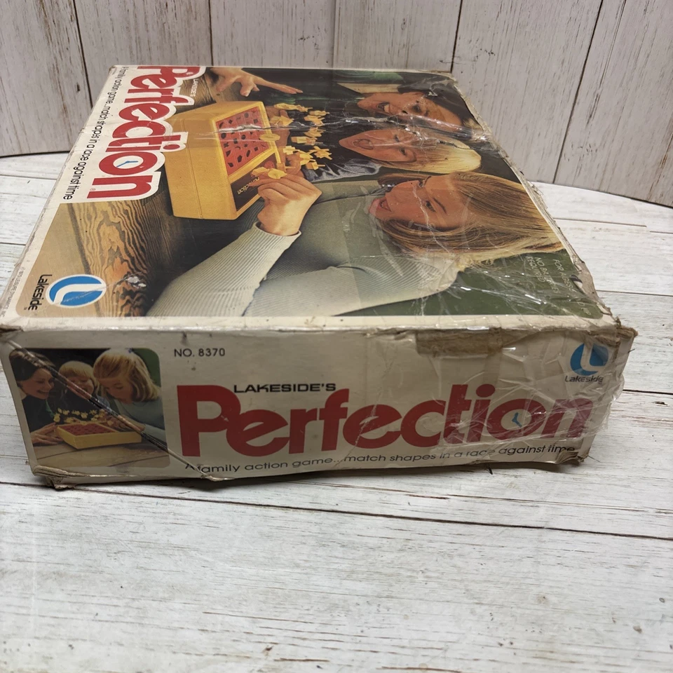 Vintage 1975 Lakeside's Perfection Game Family Action Missing 1- TESTED - WORKS - Image 4 of 4
