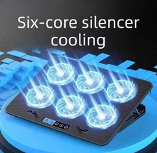 Laptop Cooling Pad, Laptop Cooler with 5 Quiet Fans for 12"-17" Computer PC N...