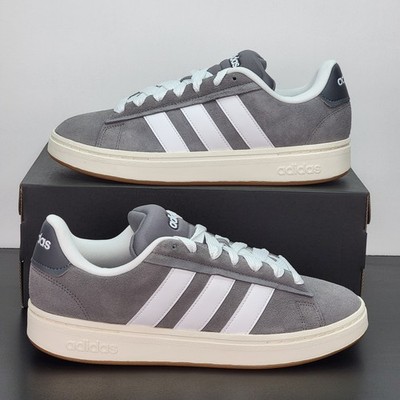 Adidas Grand Court Alpha Men's Size 10.5 Shoes Gray White Casual Sneakers