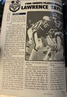 New York Giants Game Day Program Dec 21, 1996 vs N.E. Patriots - Lawrence Taylor — photo 3