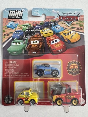 Disney Pixar cars mini racers 3 Pack Rescue Sally, Luigi, Mater | eBay