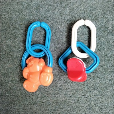 VINTAGE FISHER PRICE ACTIVITY GYM HUND + SPINNER KOMBINIERTER VERSAND