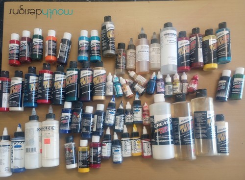 Auto-Air Waterborne Airbrush Custom Paint and more lot