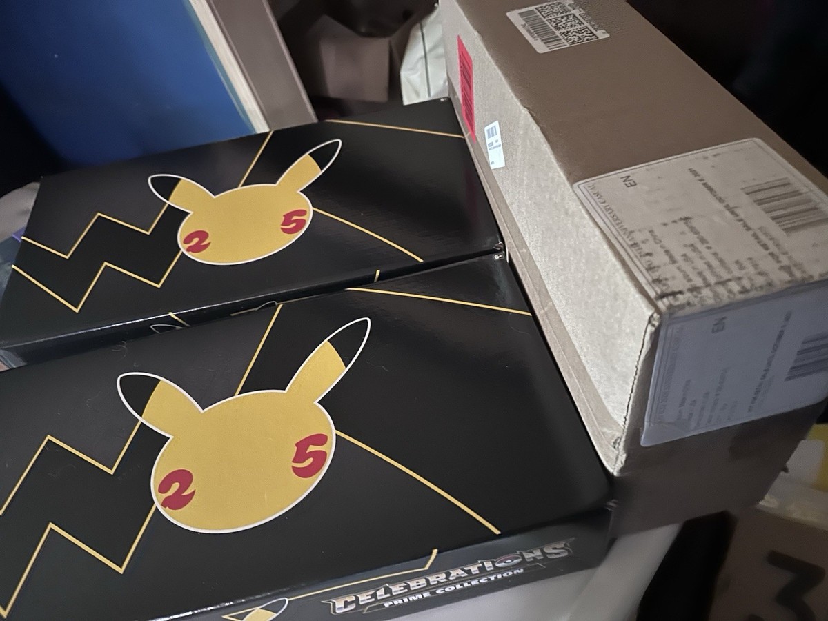 Pokemon TCG 25th Anniversary Celebrations Prime Collection Box for