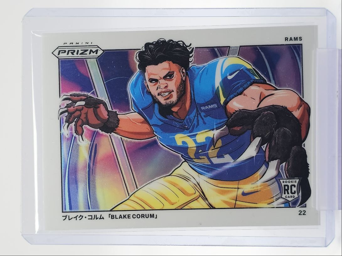 BLAKE CORUM 2024 PANINI PRIZM MANGA HORIZONTAL ROOKIE SSP RC Q6438
