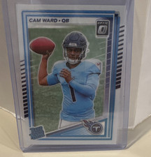 Panini Donruss Optic Cam Ward Tennessee Titans Rated Rookie #293 Football Card