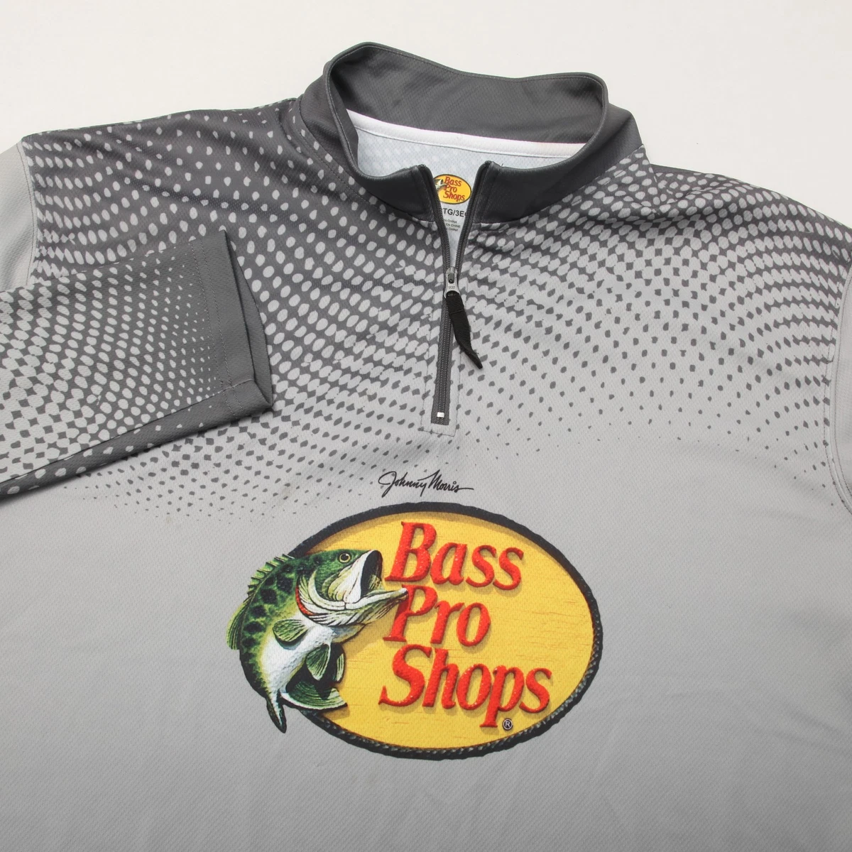 90s Bass Pro Shops BONE-DRY アウトドア　ブルー　L Classic Y2K Bass Pro Shop XL Mens Green Short Sleeve Button Up