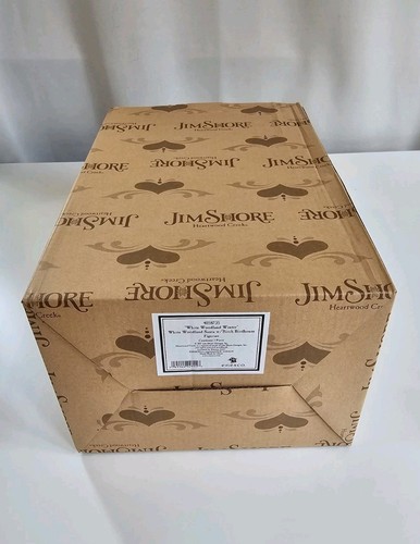Jim Shore 2017 "White Woodland Winter" Santa , #4058735 Heartwood Creek. MINT - Picture 3 of 4