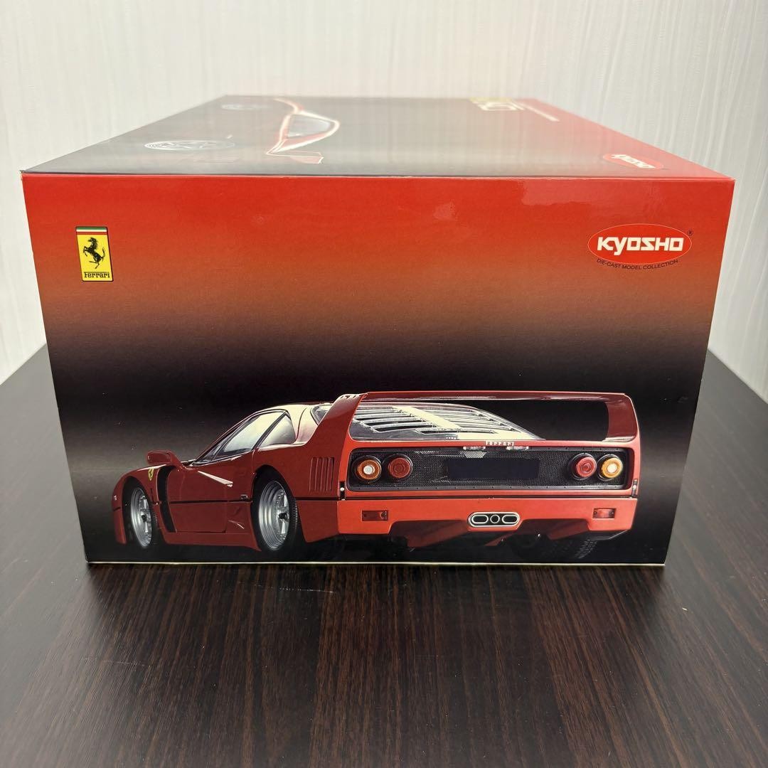 Kyosho Ferrari F40 1/12 Scale Diecast Model Red Supercar Display