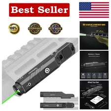 Rechargeable 1600 Lumens Green Laser Combo for Rifles - Waterproof & Strobe