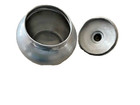 Vintage Mid Century Aluminum   Kitchen Canister — photo 1