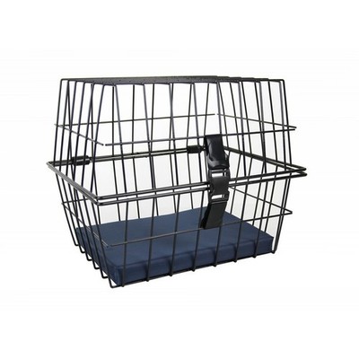 Panier Vélo RIDEWILL BIKE – Fer Noir, Large, Forme Carrée – Neuf