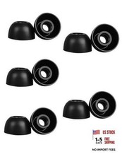 5 Pairs Replacement Ear Tips for Beats Powerbeats For Powerbeats Pro 2-Black