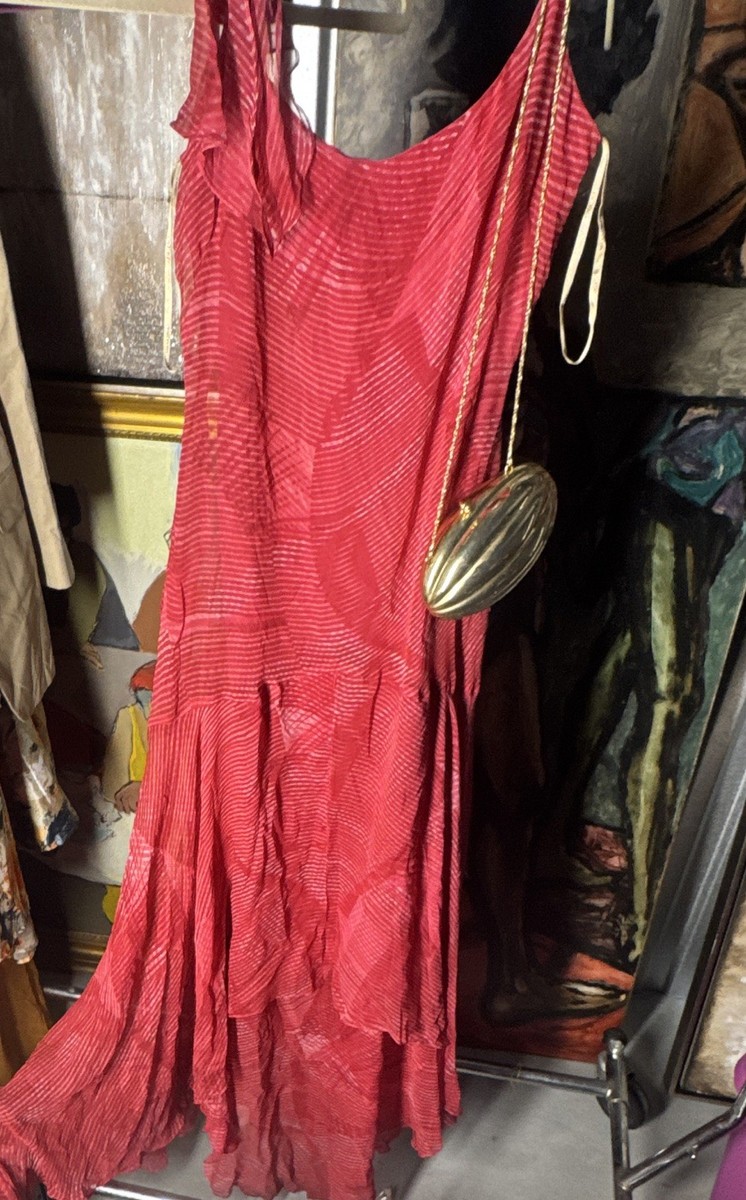 bcbg pink chiffon dress NEW BCBG MAXAZRIA HALEY Layerded Shift Dress Chiffon Bare Pink Size 0 $188