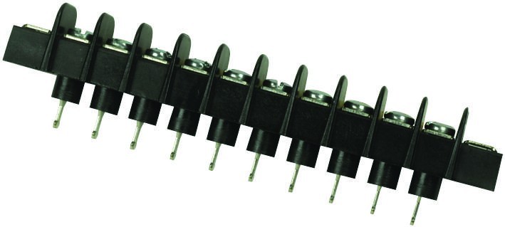 38720-3210 Conn Barrier Strip 10 POS 9.53mm Solder ST Panel Mount 25A/Conta