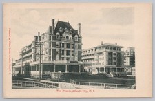 Dennis Hotel Atlantic City NJ Postcard by Julius Doeby Vintage
