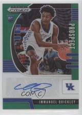 2020 Panini Prizm Draft Picks Prospect Green Immanuel Quickley #PA-IQ Auto 01w3