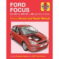 Ford Focus 10.2001-2005 Benzin Petrol Diesel Repair Manual Haynes