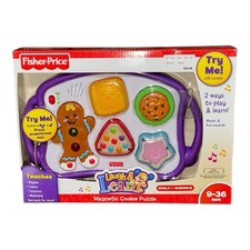 Fisher-Price Laugh  Learn Magnetic Cookie Puzzle Toddler Toy NWT