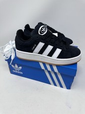 New Kids Adidas Campus 00S J Size 3 1/2 UK 3 Black White Shoes