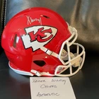 Xavier Worthy Kansas City Chiefs Signed Original NFL Football Red Helmet