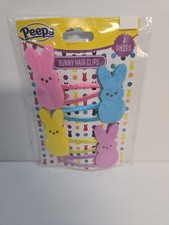 Peeps - Bunny Hair Clip - 4 Pieces - Hair Accessories