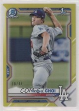 2021 Bowman Chrome Prospects Yellow Refractor 10/75 Hyun-il Choi #BCP-130 0c6