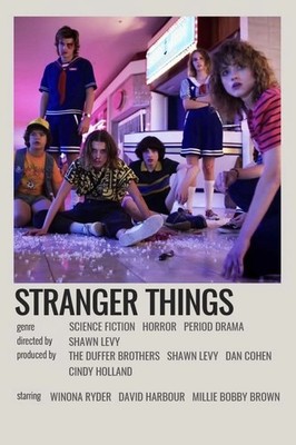 Stranger Things minimalist TV Show poster: 11 x 17 inches