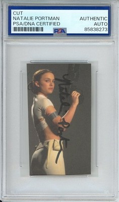 Natalie Portman SIGNED Star Wars Padme Amidala Picture PSA DNA COA AUTOGRAPH