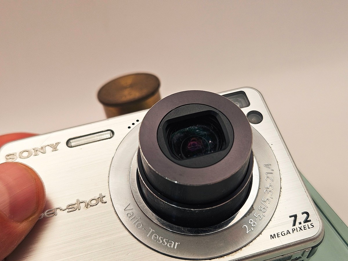 Sony Cyber-shot DSC-W120 7.2MP Digital Camera - Silver for sale
