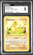 charmander basic pokemon card value 46/102 Base Set (Shadowless) Regular for sale online favorite character Pokemon Single Card Sun and