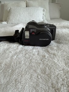 Olympus Infinity SuperZoom 330 35mm Film Point & Shoot Camera, Black