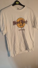 Hard Rock Cafe Orlando T-shirt Size Large White