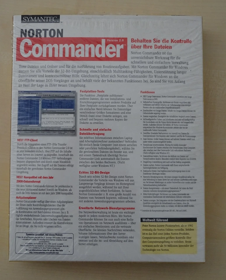 Norton Commander 2.0 für DOS Win95/98 Y2K - Bild 3 von 4